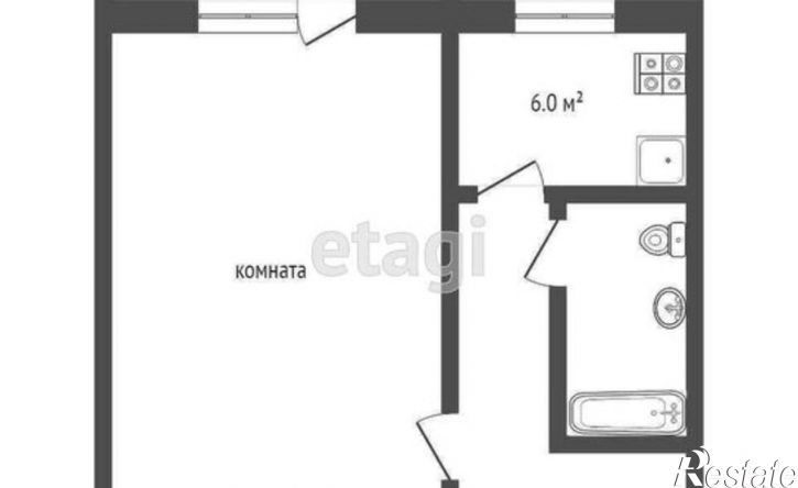 1-комн квартира мкр 5-й, 14,  д. 14