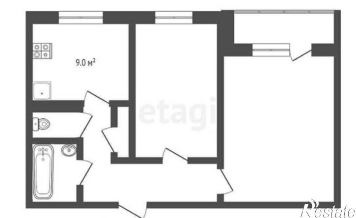 2-комн квартира ул Пионерская, 15,  д. 15