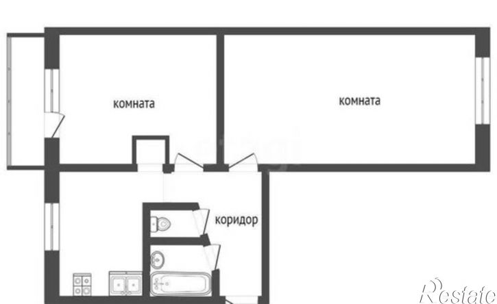 2-комн квартира улица Строителей, 3А,  д. 3А