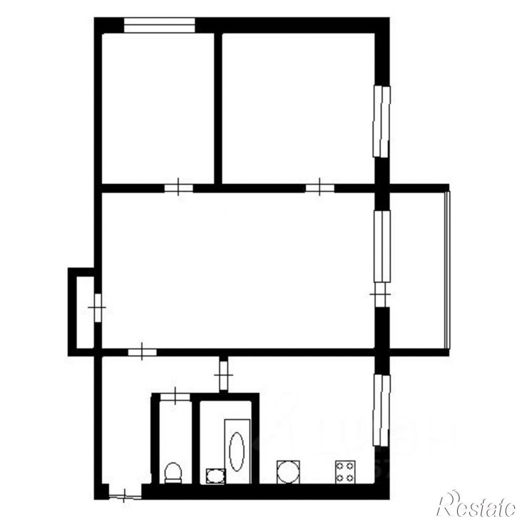 3-комн квартира Воркута, бульвар Пищевиков, 21