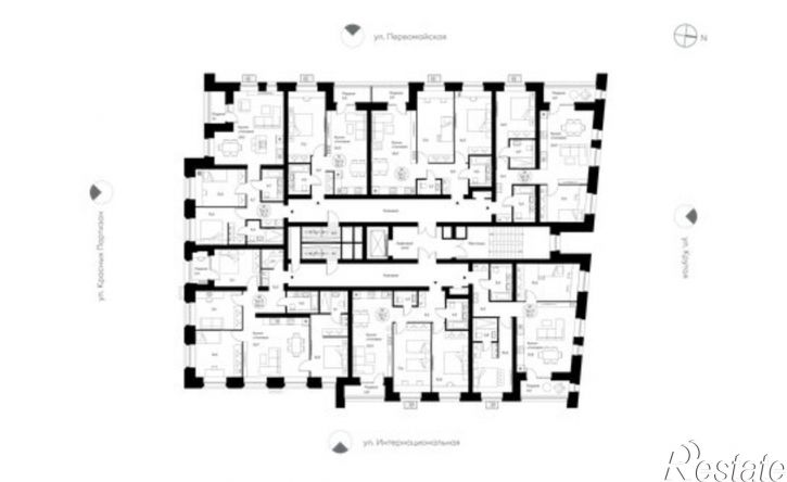3-комн квартира в новом доме Сыктывкар, Крутая улица, 2