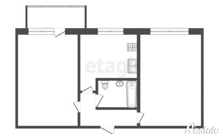2-комн квартира Ухта, проспект Ленина, 37/2