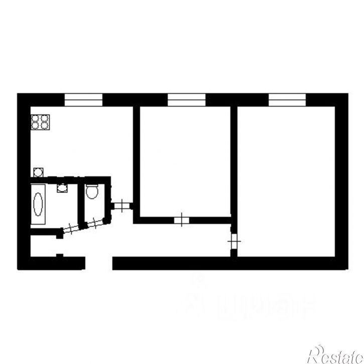 2-комн квартира Ухта, улица Бушуева, 23