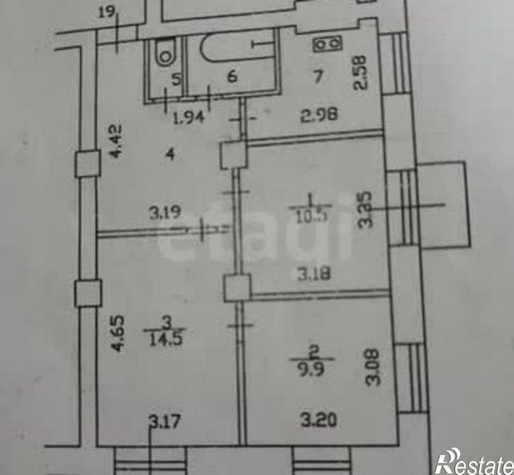 3-комн квартира Ухта, улица Кремса, 15